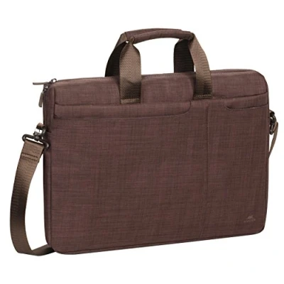 Abbildung von Rivacase Notebooktasche 15,6 Zoll Modische Laptoptasche mit viel Platz für Zubehör, kompakte Umhängetasche Damen und Herren Aktentasche Schultertasche