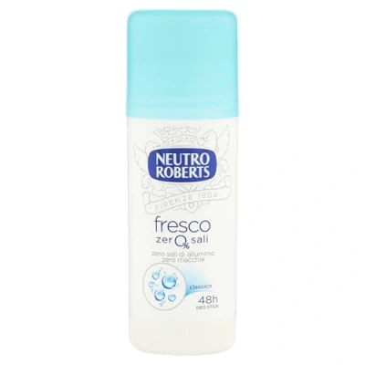 Abbildung von 6x Neutro Roberts Fresco Stick Deodorant ohne Aluminiumsalze, null Flecken, natürlicher Schutz mit blumigen Noten 40 ml + Italian Gourmet Polpa 400g