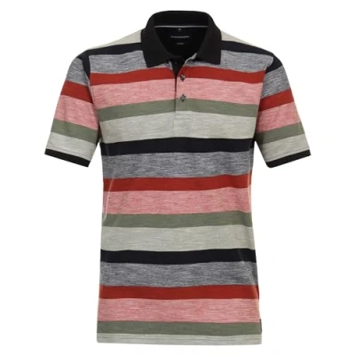 Abbildung von Casamoda Andere Muster Poloshirt, Herren, Größe: XL, Dunkelblau