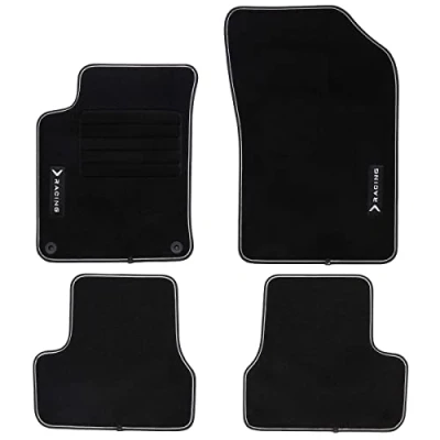 Abbildung von DBS Auto Fußmatten nach Maß 4 teilig Herstellerqualität rutschfest Velours Fertigung Produktpalette Inspiration