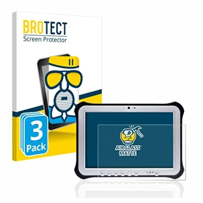 Abbildung von BROTECT Entspiegelungs Schutzglas für Panasonic Toughpad FZ G1 (3 Stück) Schutz Folie Panzerfolie Glas Matt [Extrem Kratzfest 9H, Anti Reflex]