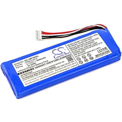 Abbildung von CS JMP300SL Akkus 6000mAh Kompatibel mit [JBL] 2017DJ1714, APJBLPUESE3, Pulse 3 Ersetzt P5542100 P