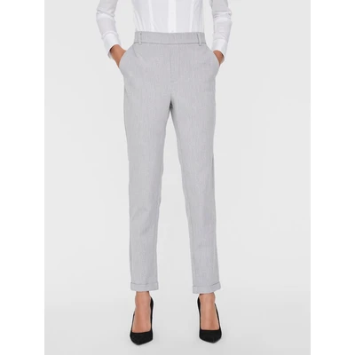 Abbildung von Vero Moda Vmmaya MR Solid NOOS Stoffhose, Damen, Größe: Mx34, Light grey melange