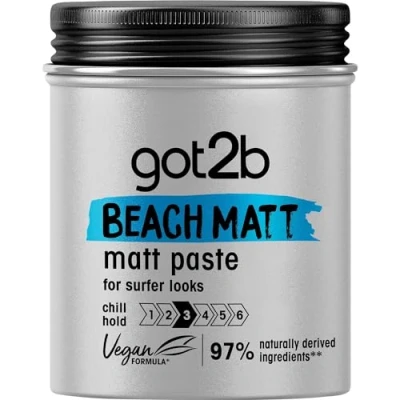 Abbildung von 6 x Schwarzkopf Got2b Beach Matt Surfer Look Paste 100ml by
