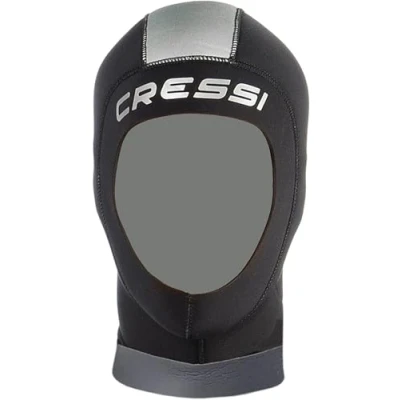 Abbildung von Cressi Hood Man Neopren 5mm Kopfhaube Herren Ausgezeichnette Passform