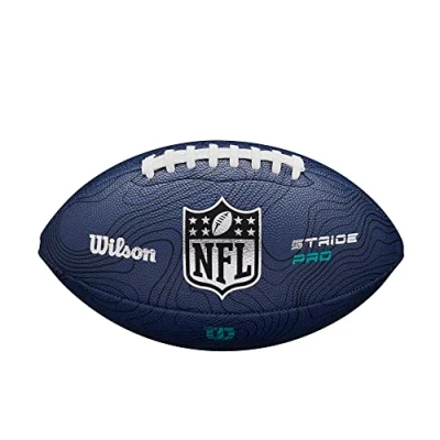 Abbildung von Wilson NFL Stride Pro Eco Fußball, Marineblau, offizielle Größe