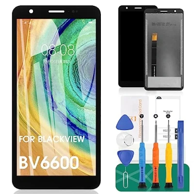 Abbildung von Ersatzbildschirm für Blackview BV6600, LCD Display BV6600 Pro, Touchscreen Digitizer, Reparatur Set (schwarz)
