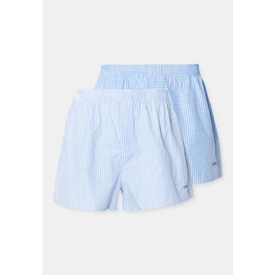 Abbildung von BOSS 2 PACK Boxershorts, Herren, Größe: Small, Open blue