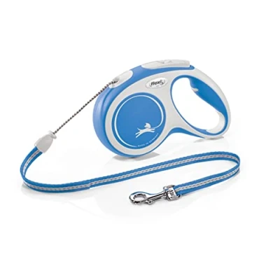 Abbildung von Flexi New Comfort M Cord 5 m, Hund, Rückziehbare Leine, Blau, Kabel/Schnur, 20 kg, Monochromatisch