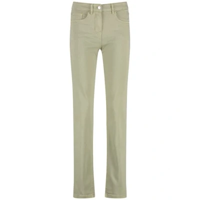 Abbildung von Gerry Weber LANG Pocket KURZGRÖSSE Jeans Slim Fit, Damen, Größe: 40, Sage washed