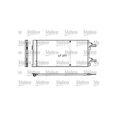 Abbildung von VALEO 814085 Klimakondensator ohne Trockner Aluminium 372 R 134a FIAT: Ducato III Kastenwagen, Bus, Pritsche / Fahrgestell