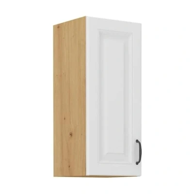Abbildung von Küchen Preisbombe Hängeschrank 30 cm Küche Stilo Weiss Eiche Artisan Küchenzeile Einbauküche Landhaus
