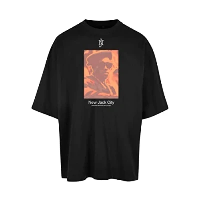 Abbildung von Upscale by Mister Tee NEW JACK CITY Tshirt print, Herren, Größe: Large, Black