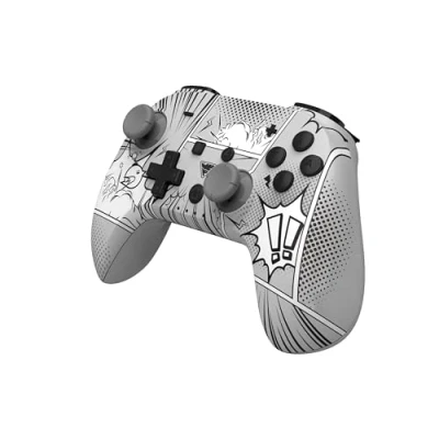 Abbildung von DragonShock PopTop kompakter, kabelloser Bluetooth Controller Wireless kompatibel mit Nintendo Switch und PC Manga Style
