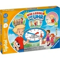 Abbildung von Ravensburger Tiptoi WIR Lernen DIE UHR Brettspiel für Kinder, Größe: One Size, Mehrfarbig