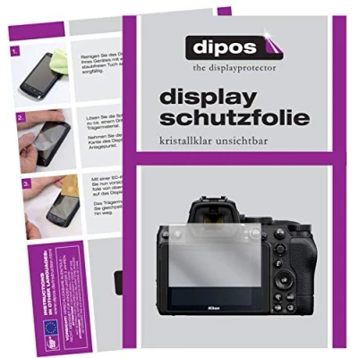 Abbildung von dipos I 5X Schutzfolie kompatibel mit Nikon Z5 Displayschutz Folie klar