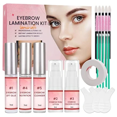 Abbildung von HASAIKA® Augenbrauen Lifting Set, DIY Brow Set für auf Fleek, Instant Lashes Lift Perm Curling for Fuller Thicker, Geeignet Anfänger