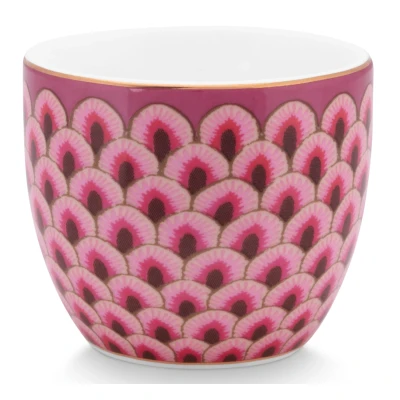 Abbildung von PIP STUDIO Flower Festival Eierbecher scallop dark pink
