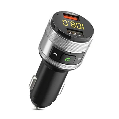 Abbildung von ZeaLife Bluetooth FM Transmitter für Auto QC3.0 Wireless Radio Adapter, Musik Player mit Freisprecheinrichtung und 2 USB Ladegerät, Unterstützt Stick