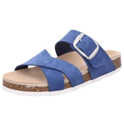 Abbildung von Rohde Pantolette flach, Damen, Größe: 40, Kobalt Schuhe
