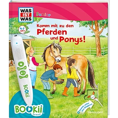 Abbildung von BOOKii® WAS IST Junior Komm mit zu den Pferden und Ponys!: Über 650 Hörerlebnisse interaktive Spiele! (BOOKii / Antippen, Spielen, Lernen)