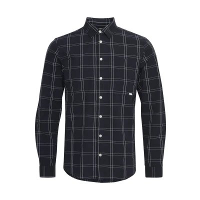 Abbildung von Casual Friday Anton LS Hemd, Herren, Größe: Medium, Dark navy
