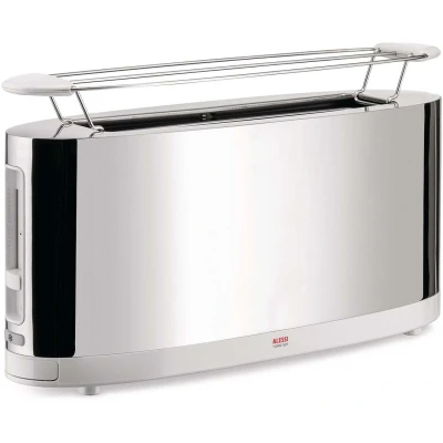 Abbildung von Alessi Toaster mit Brötchenaufsatz SG68 von Stefano Giovannoni
