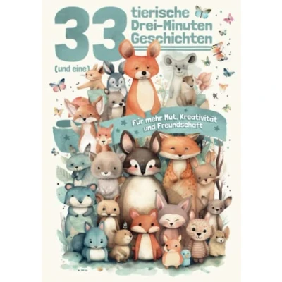 Abbildung von 33 (und eine) tierische Drei Minuten Geschichten: Für mehr Mut, Kreativität und Freundschaft