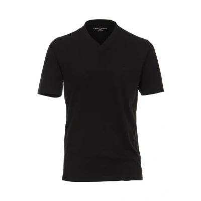 Abbildung von Casamoda Tshirt basic, Herren, Größe: Small, Schwarz