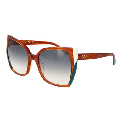 Abbildung von Guess by Marciano Damen GM0831 56B Gläser SONNENBRILLEN Acetat Havanna Rauch Schmetterling Normal