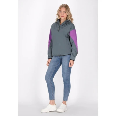 Abbildung von Schmuddelwedda Leichte Jacke, Damen, Größe: 34, Graublau colorblock