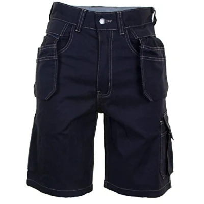 Abbildung von Click Grantham Arbeitsshorts mit vielen Taschen, Cargo, Marineblau, Gr. 30