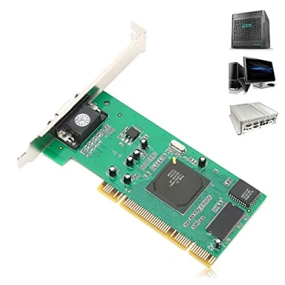 Abbildung von Grafikkarte, 8MB 32Bit SDRAM PCI VGA Karte, Desktop Computer Zubehör Multi Display für ATI Rage XL