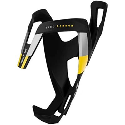 Abbildung von Trinkflaschenhalter Elite Vico Carbon Carbon. schwarz matt/gelb