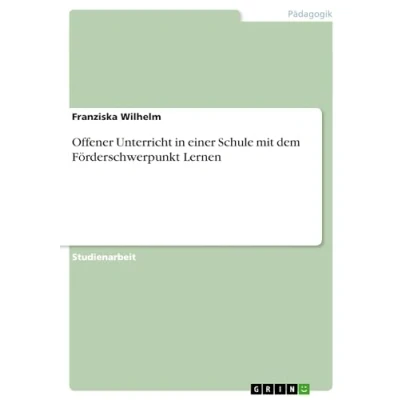 Abbildung von Offener Unterricht in einer Schule mit dem Förderschwerpunkt Lernen