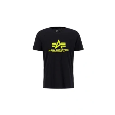 Abbildung von Alpha Industries Tshirt print black, Herren, Größe: Small, Black