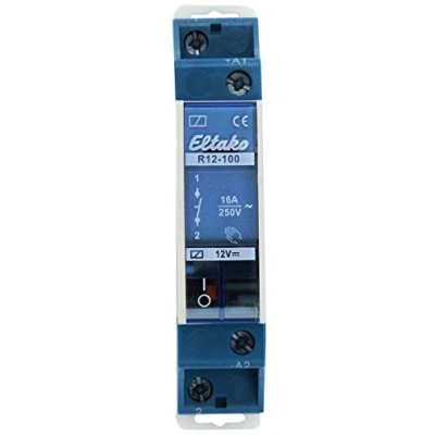 Abbildung von Eltako Schaltrelais, R12 100 12V DC