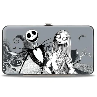 Abbildung von Buckle Down Damen Geldbörse, Nightmare Before Christmas, 7&quot; x 4&quot;
