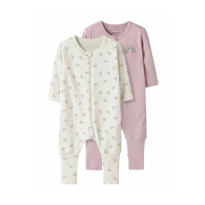 Abbildung von Name it 2ERPACK Jumpsuit für Kinder, Größe: 68, Jet stream
