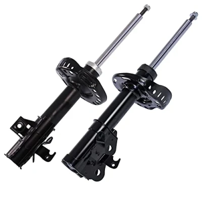 Abbildung von BESTPRICE 2x Gasdruck Stoßdämpfer Vorne Federbein Zweirohr, Kompatibel mit HONDA CIVIC VIII Hatchback (FN, FK)