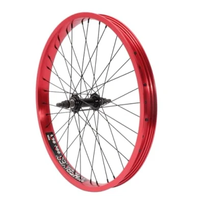 Abbildung von BMX Laufrad vorne KHE PRISM 20 Zoll Rot