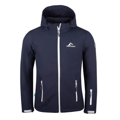 Abbildung von Westfjord Herren Softshell Jacke Eldfjall, Marineblau/Weiß, Größe 4XL