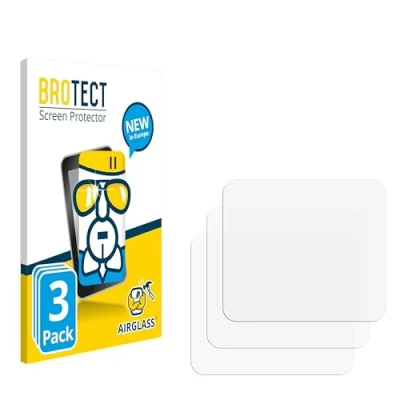 Abbildung von BROTECT Schutzglas für unu Scooter Pro/Move (3 Stück) Schutzfolie Panzer Folie Glas [Extrem Kratzfest 9H, Anti Fingerprint, Ultra Transparent]
