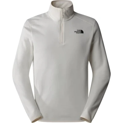 Abbildung von The North Face Glacier 1/4 ZIP Fleecepullover White dunenpf, Herren, Größe: XL, dune npf