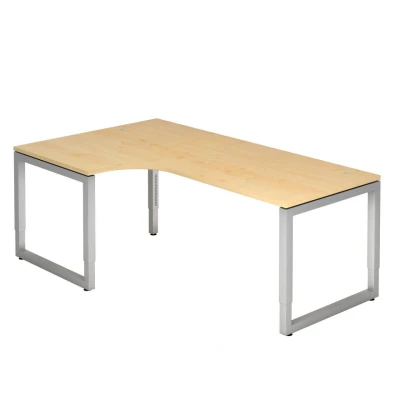 Abbildung von HAMMERBACHER höhenverstellbarer Schreibtisch VRS82/3/S ahorn