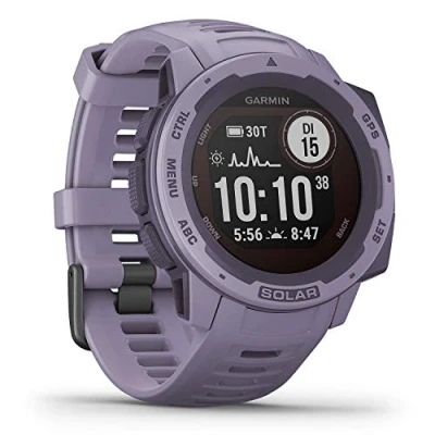 Abbildung von Garmin Instinct wasserdichte GPS Smartwatch mit Sport /Fitnessfunktionen. Herzfrequenzmessung, Fitness Tracker und Smartphone Benachrichtigungen. Viele Modelle zur Auswahl (Generalüberholt)