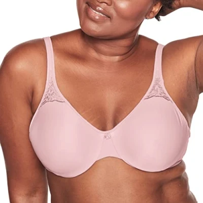 Abbildung von Bali Damen Passion for Comfort Bügel Minimizer BH, Durchsichtig, Hush Pink, 38 DD EU