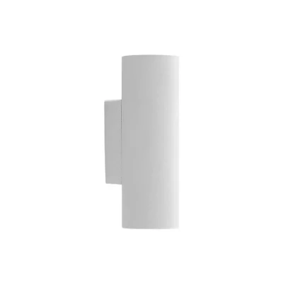 Abbildung von Lindby Wandleuchte Joffrey, Ø 6 cm, weiß, Metall, GU10