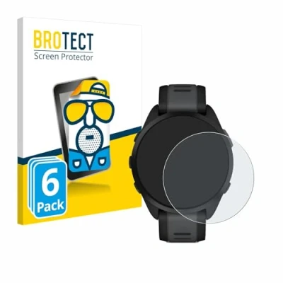 Abbildung von BROTECT Entspiegelungs Schutzfolie für Garmin Forerunner 165 (6 Stück) Matte Displayschutz Folie, Anti Reflex, Fingerprint