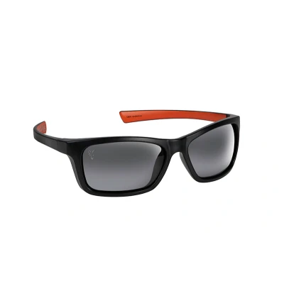 Abbildung von Fox Collection Wraps Sonnenbrille Schwarz/Orange (Graues Glas) Polarisierte
